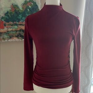 OGL Deep Red Long Sleeve Top